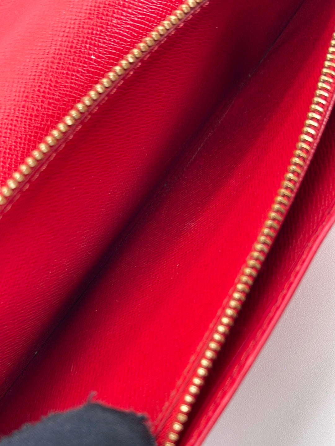 Vintage Louis Vuitton Porte Tresor International Trifold Red Epi