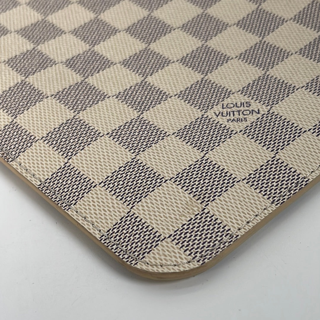 Preloved Louis Vuitton Monogram Neverfull GM Damier Azur Pouch GRYWJJY 021523
