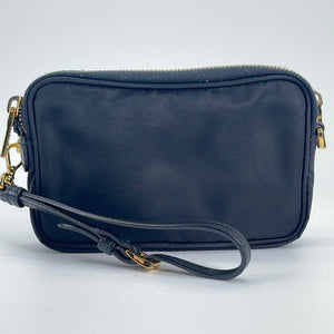Preloved Prada Double Zip Tessuto Camara Bag with Wristlet Strap 158 031523
