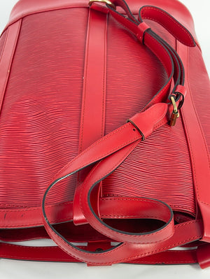 Vintage Louis Vuitton Randonnee Red Epi PM Bag VHKQJ3K 041223