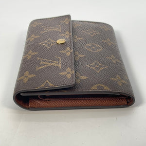 Louis Vuitton Porte Carte Crédit Pression Leather Wallet (pre-owned) in  Gray for Men