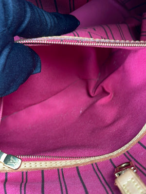 AUTH LOUIS VUITTON Monogram Neverfull MM Shoulder pink bag-NK2A (FEDEX)  SF1127