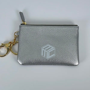 Preloved MCM Silver Coin Pouch 87KC2XG 031123