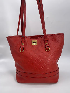 PRELOVED LOUIS VUITTON Monogram Red Empreinte Leather Citadine PM Bag –  KimmieBBags LLC