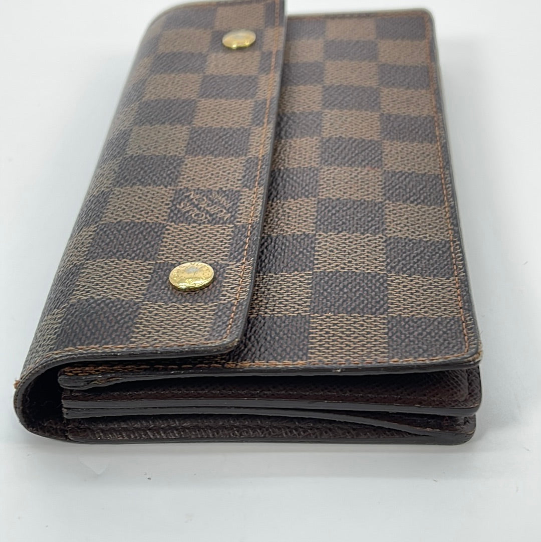 Louis Vuitton Damier GM Accordion Moto Chain Long Travel Wallet LV-W0209N-0009  For Sale at 1stDibs