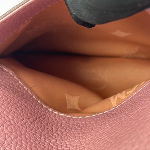 PRELOVED MCM Rose Pink Leather Chain Link Shoulder Bag T7816 040223