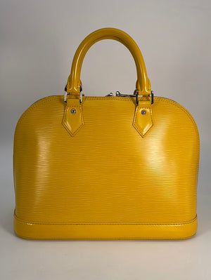 LOUIS VUITTON Women's Alma PM Epi Leather in Yellow
