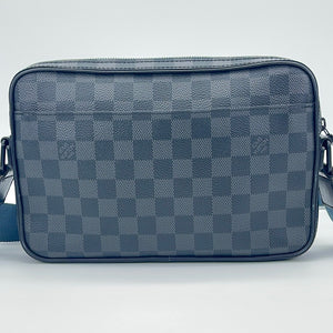 PRELOVED Louis Vuitton Damier Graphite Alpha Crossbody Bag CA1199
