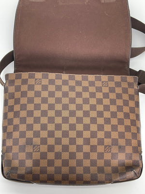PRELOVED Louis Vuitton Damier Ebene Brooklyn GM Crossbody Bag