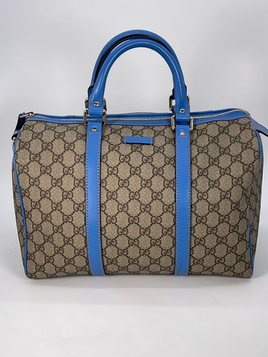 Sold at Auction: Gucci Vintage GG Supreme Canvas Small Boston Bag