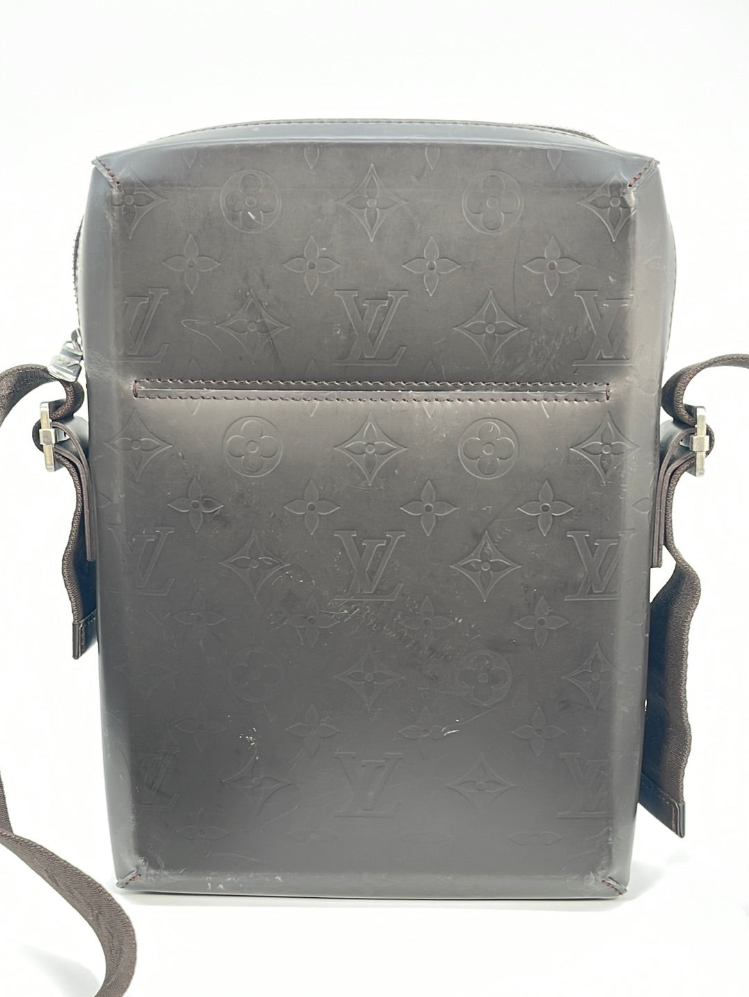 Louis Vuitton, Bags, Louis Vuitton Steve Messenger Bag Monogram Glace  Leather Brown