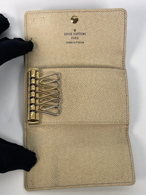 Louis Vuitton Damier Azur 6 Key Multicles Holder Case 7l520