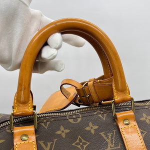Vintage Louis Vuitton Keepall Bandouliere 50 Monogram Duffel Bag SO096 –  KimmieBBags LLC