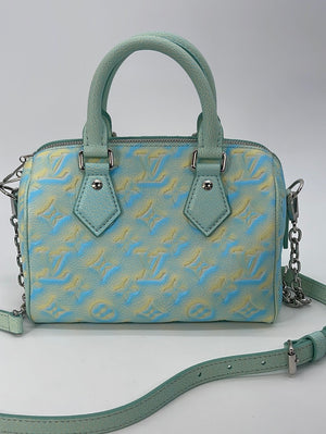 LIKE NEW) Louis Vuitton Giant Monogram Speedy 25 Bandolier Bag By the –  KimmieBBags LLC