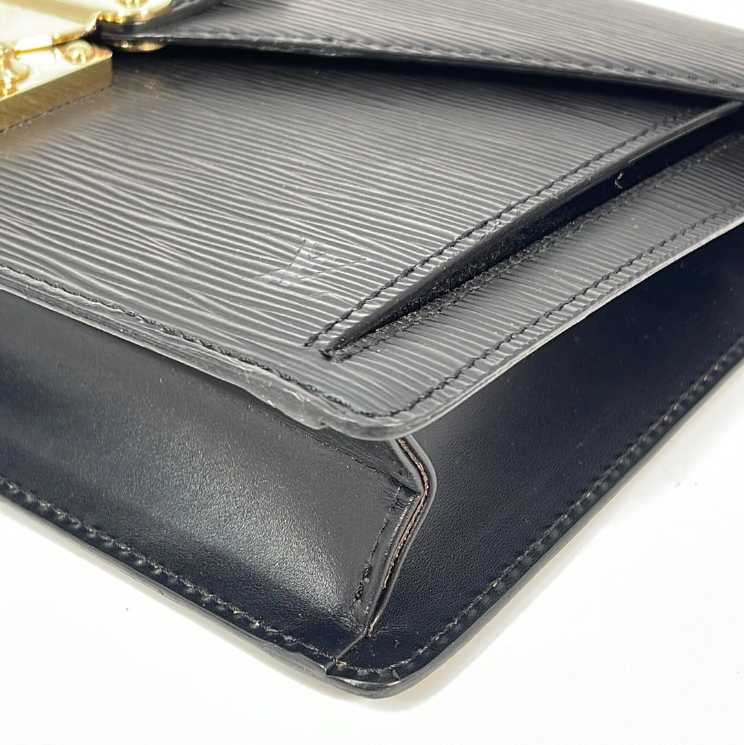 Louis Vuitton Epi Pochette Sellier Dragonne Clutch - Black Clutches,  Handbags - LOU14152