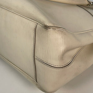Preloved Louis Vuitton Passy GM Cream Shoulder Bag Tote Bag SN2027