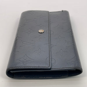 Vintage Louis Vuitton Grey Mat Monogram Porte Tresor International Trifold Long Wallet TH0092 121522