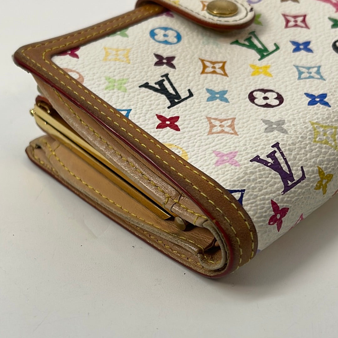 Louis Vuitton, Bags, Authentic Louis Vuitton Multicolor Porte Monnaie Billets  Viennois Bifold Wallet