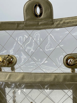 Chanel Clear 2.55 Reissue Transparent Classic Single Flap Shoulder Bag