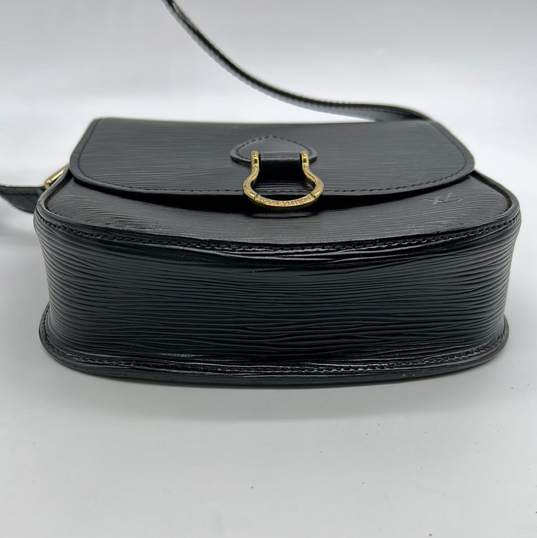 Louis Vuitton Black Epi Leather Saint Cloud Bag Louis Vuitton