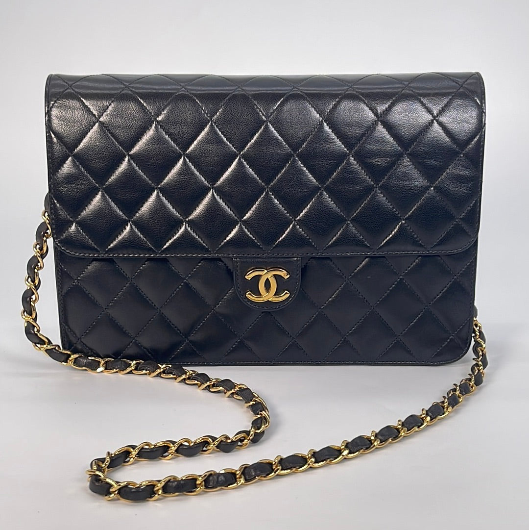 CHANEL CHAIN CLASSIC Quilted Lambskin Flap Bag 2023 100% Auth $5,200.00 -  PicClick