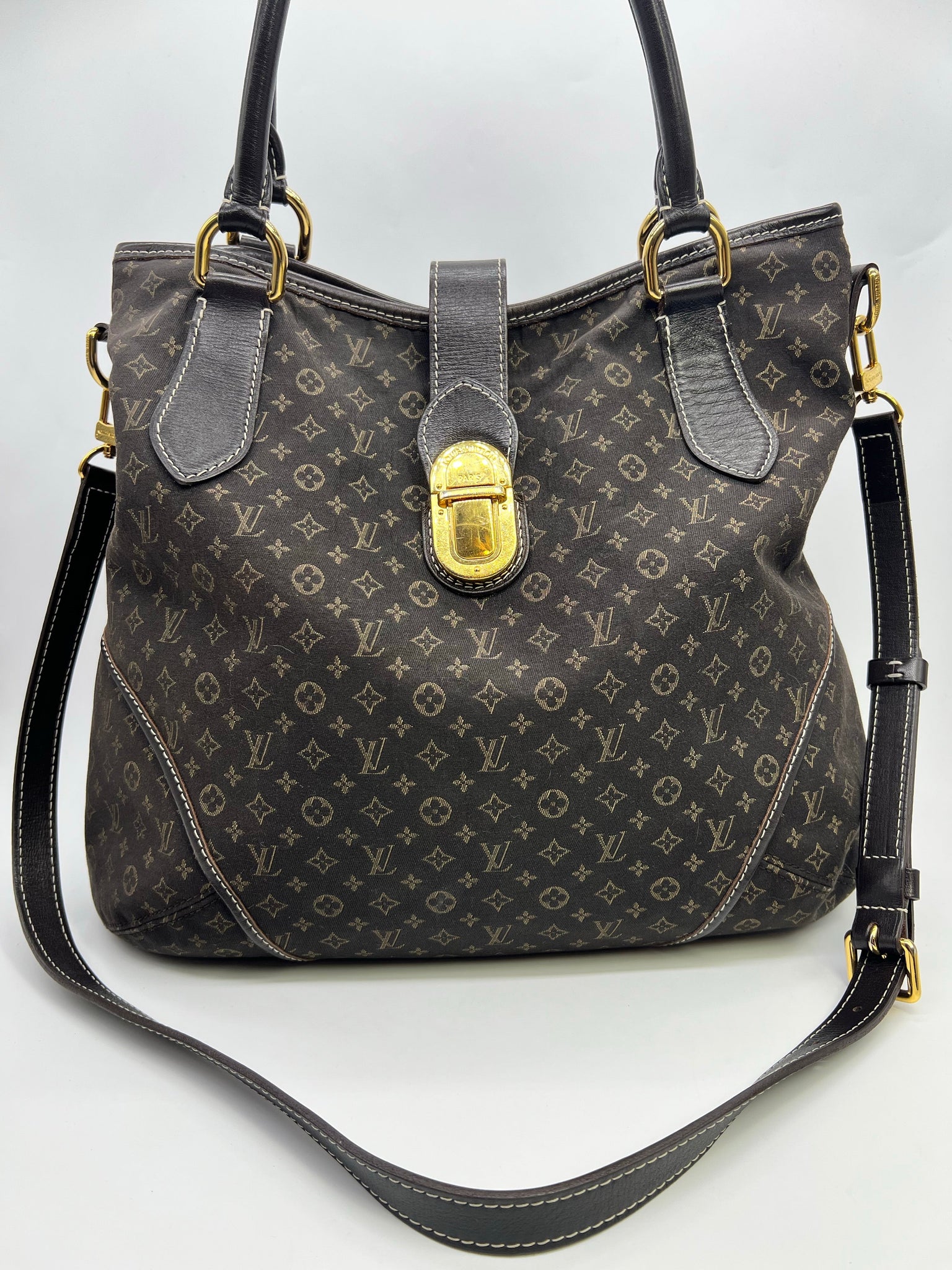 PRELOVED Louis Vuitton Min Lin Idylle Monogram Brown Elegie Tote 2 Way –  KimmieBBags LLC