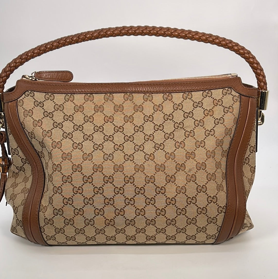 Vintage Gucci GG Hobo Shoulder Bag