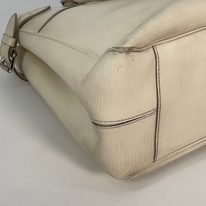 Preloved Louis Vuitton Passy GM Cream Shoulder Bag Tote Bag SN2027 011123