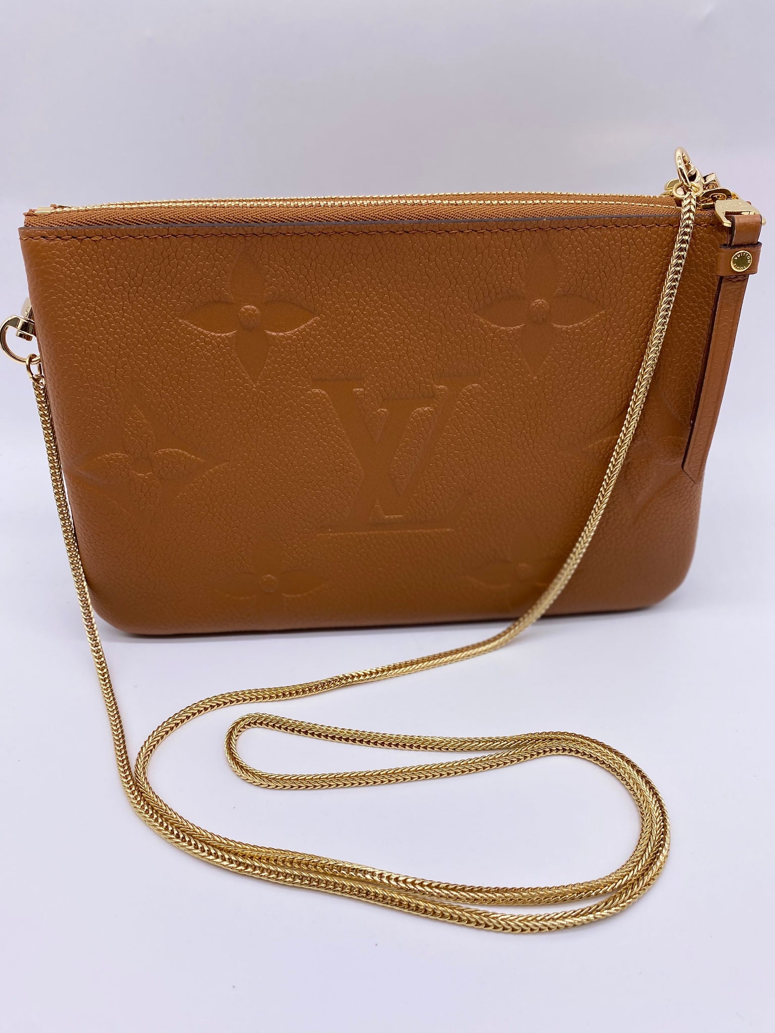 gold chain purse strap lv