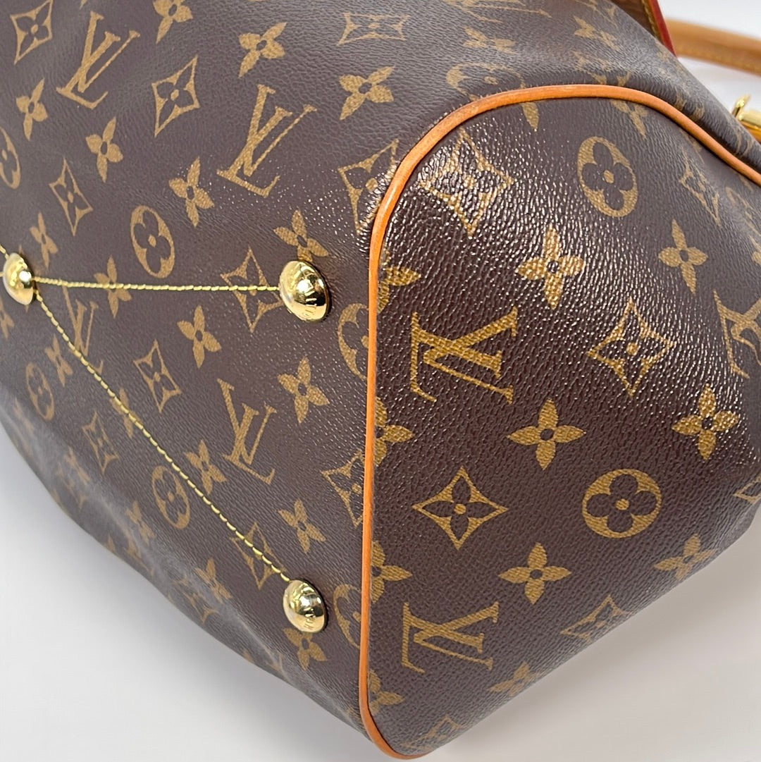 100% Authentic Louis Vuitton Monogram Coated canvas Tivoli GM bag EXCELLENT3