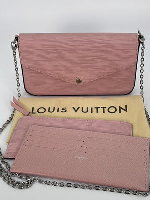 Preloved Louis Vuitton Felicie Pochette Pink Epi Leather Bag TJ4196 03 –  KimmieBBags LLC