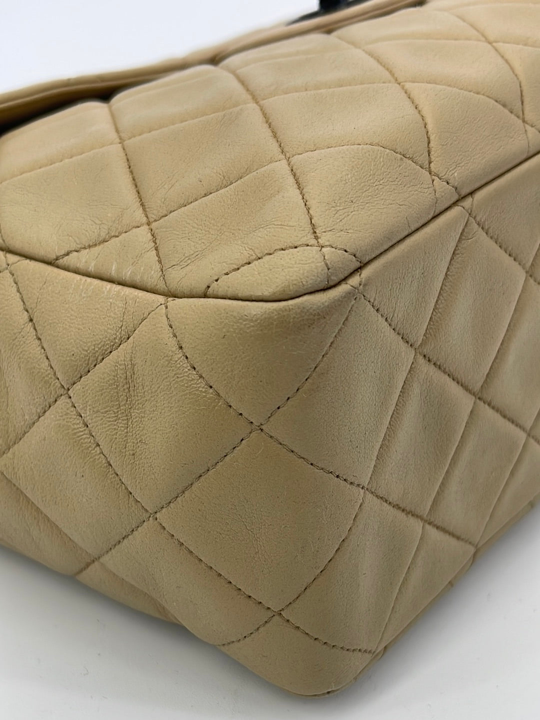 Timeless/classique cloth handbag Chanel Beige in Cloth - 20042634
