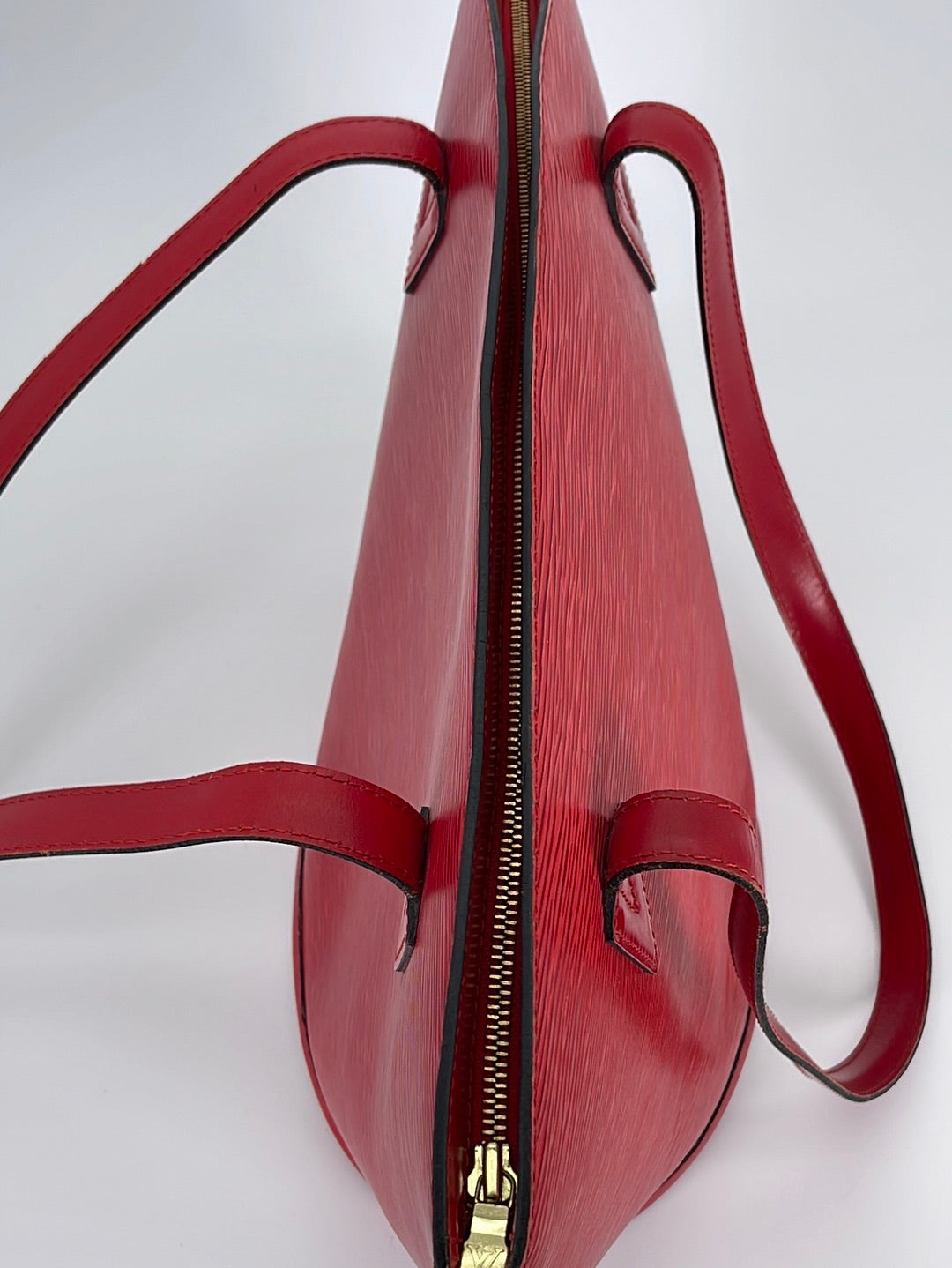 Auth Louis Vuitton Epi Saint Jacques Shopping Shoulder Bag Red M52267 LV  J6460