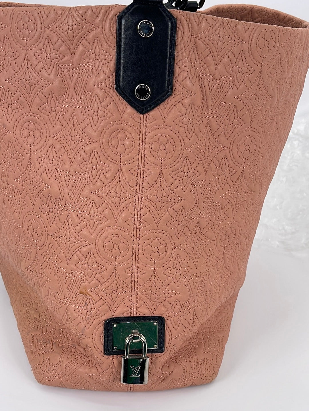 Louis Vuitton Green Monogram Antheia Leather Hobo PM QJB00I5OGF001