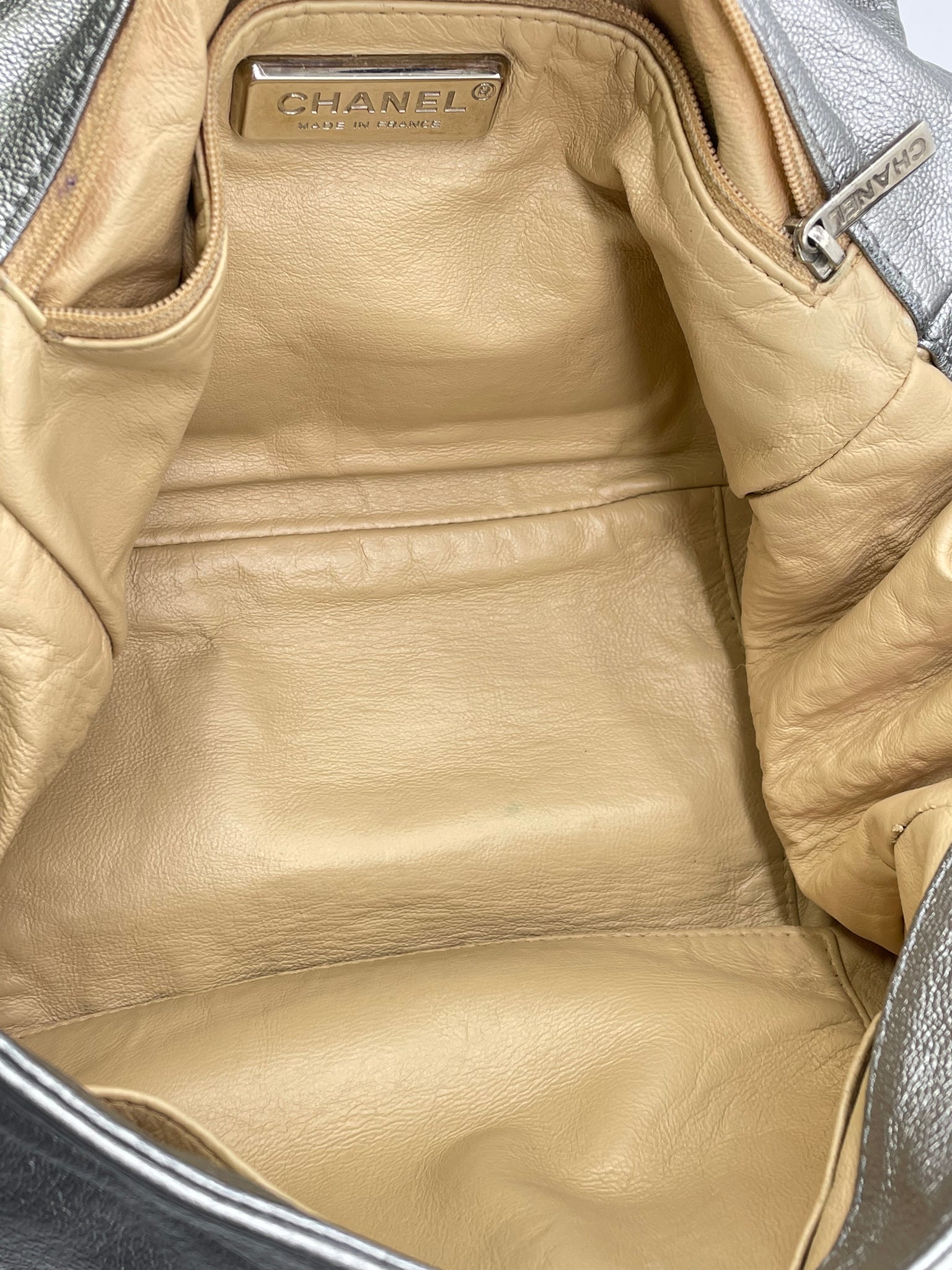 Chanel Luxe Ligne Accordion Flap Bag - Silver Shoulder Bags, Handbags -  CHA112203