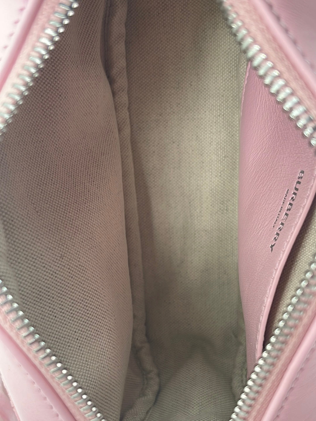 NEW BURBERRY Pink Leather And Terry Cloth Lola Mini Crossbody Camera B –  KimmieBBags LLC