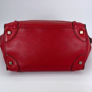 Preloved Celine Red Luggage Handbag SVP0132SUP0132 031323  *** DEAL ** - $600 OFF