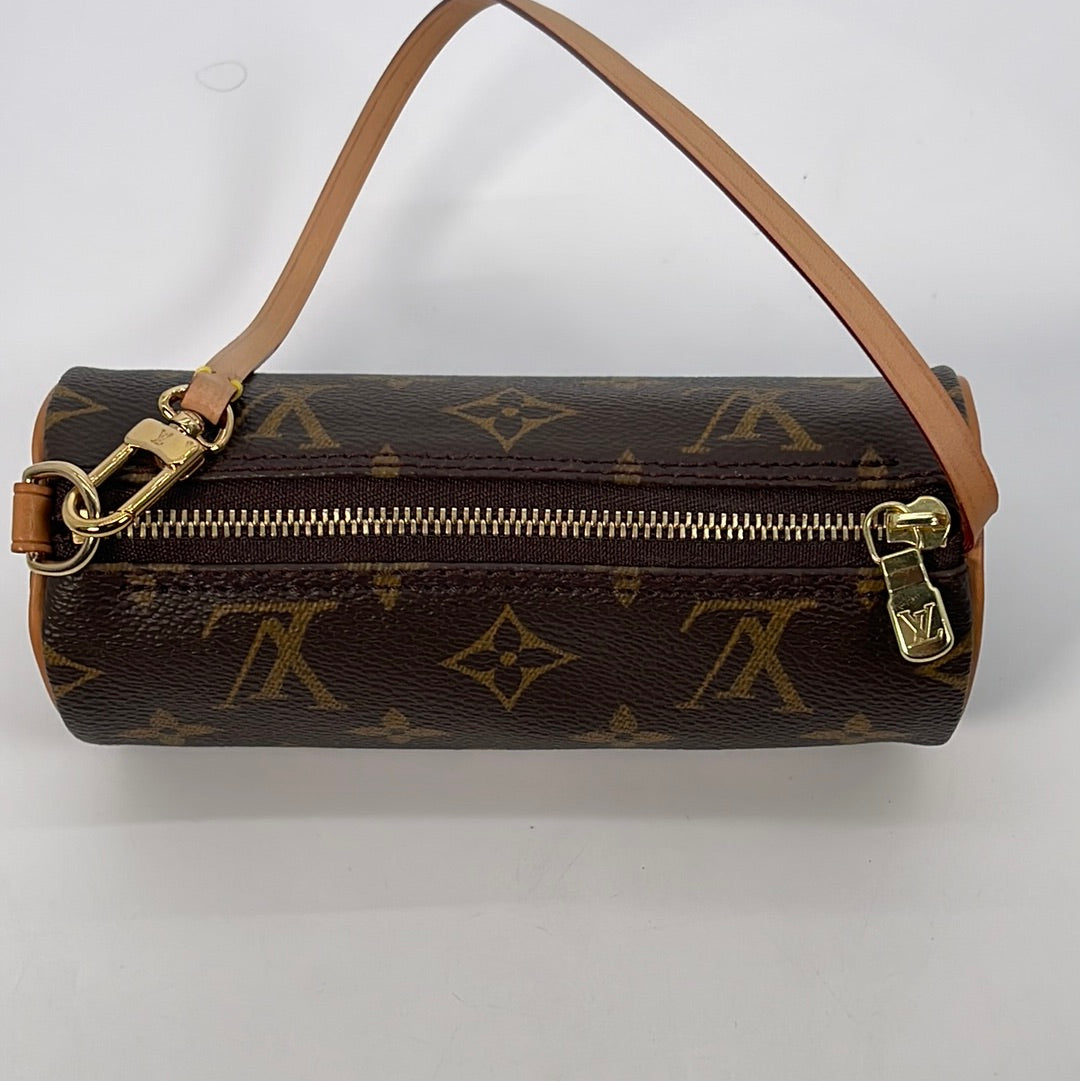 Louis Vuitton Brown Monogram Papillon Shoulder Bag Comes With Mini Papillon  - The Nostalgia Club