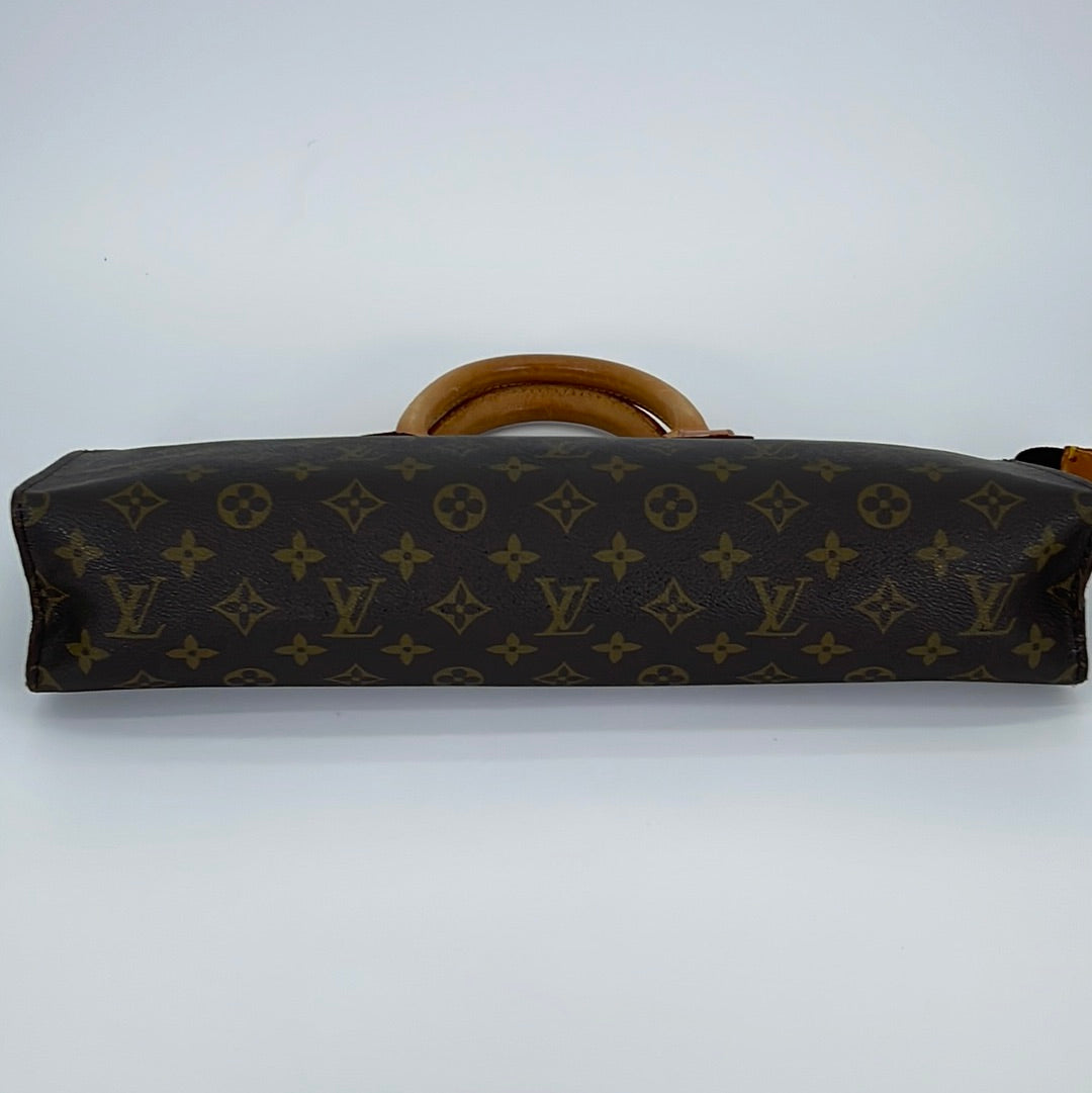 Louis Vuitton Vintage Black Epi Leather Sac Tricot Triangle Bag