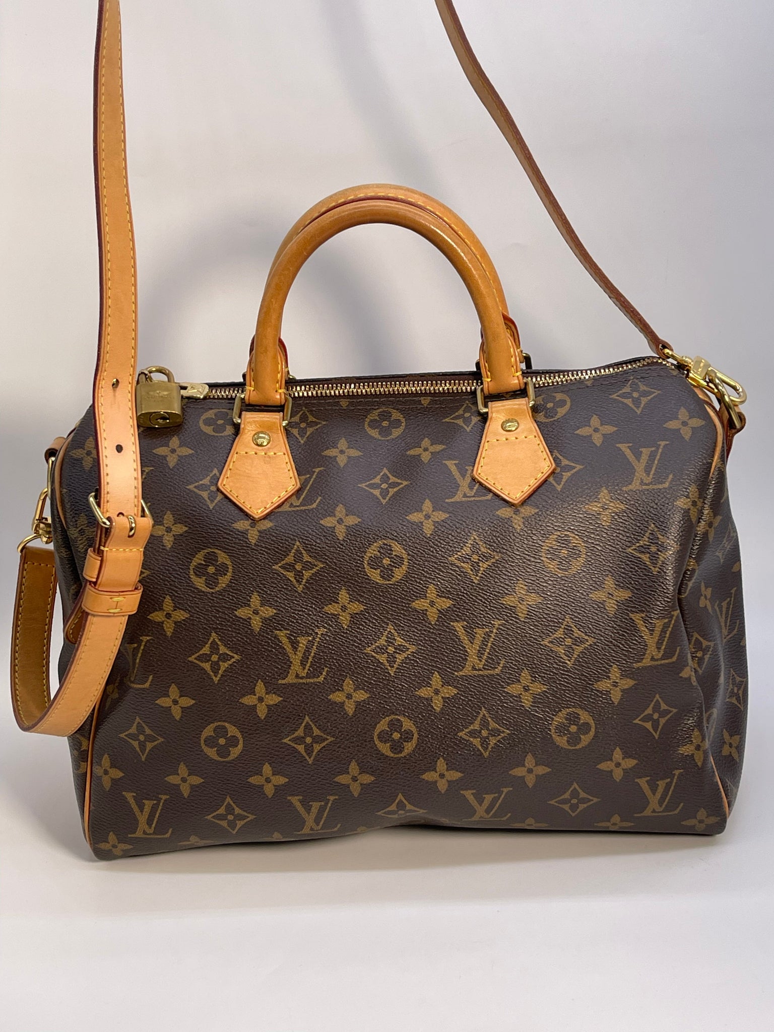 Louis Vuitton Monogram Idylle Speedy Bandoulière 30 - Burgundy Handle Bags,  Handbags - LOU758910