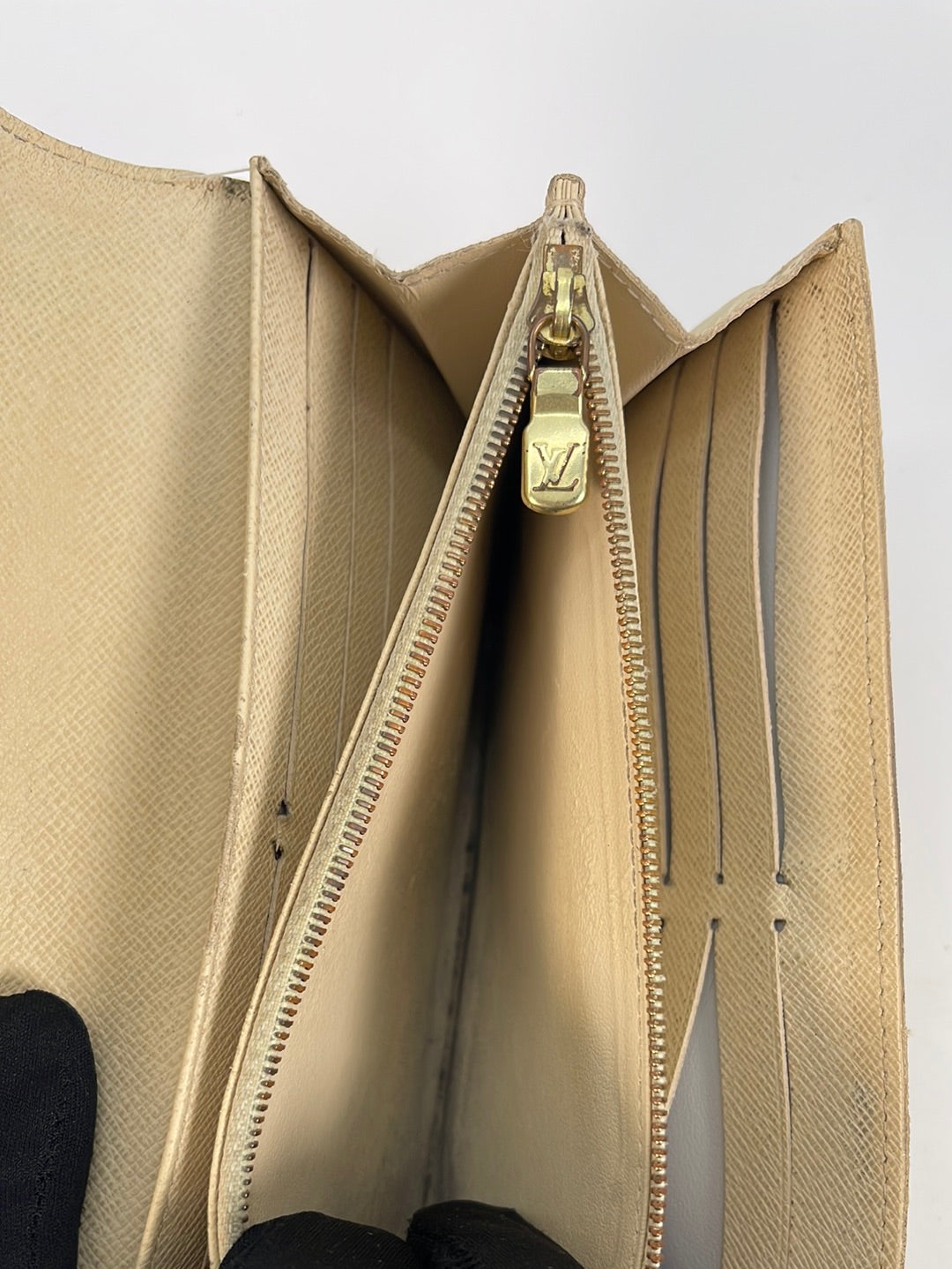 Authentic Louis Vuitton Empreinte Old Model Sarah Wallet Dune Beige – TLB  Preloved Goods