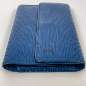 Louis Vuitton Blue EPI Leather Wallet