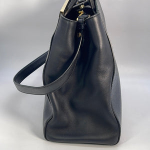 PRELOVED Fendi Black 2Jours Leather Shoulder Bag 8BH250D7E1382516 011423