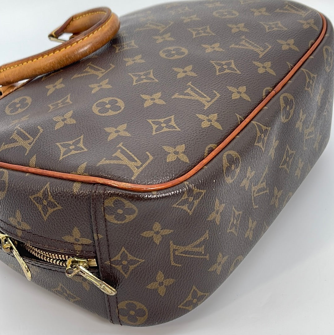 Authenticated Used LOUIS VUITTON Louis Vuitton Trouville handbag monogram  M42228 BA0024 