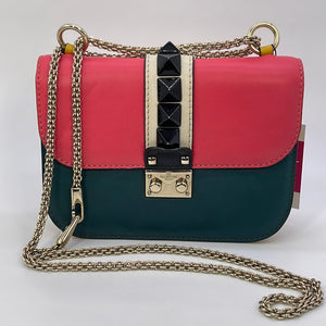 Preloved Valentino Small Rockstud Trim Flap Bag with Shoulder Strap – KimmieBBags LLC