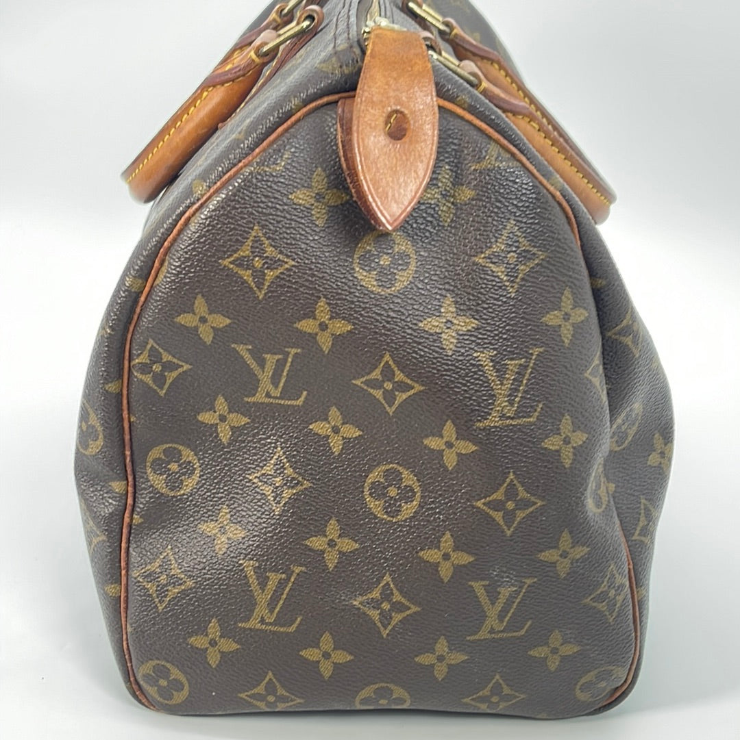 Louis Vuitton, Bags, Vintage Louis Vuitton Monogram Speedy 35 Sp973