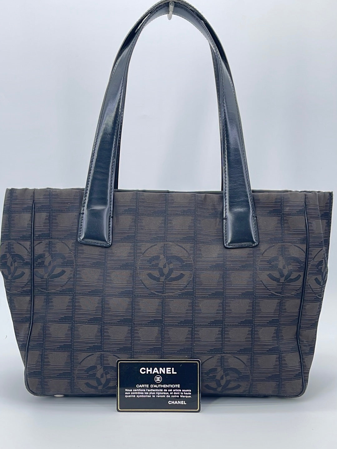 Chanel Black New Travel Line Nylon Single Flap Bag