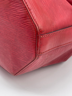 Vintage Louis Vuitton Epi Sac d' Epaule Red Epi Leather Shoulder Bag T87RKDM 102422