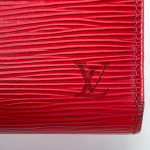 Preloved Louis Vuitton Red Epi French Wallet MI0947 031123