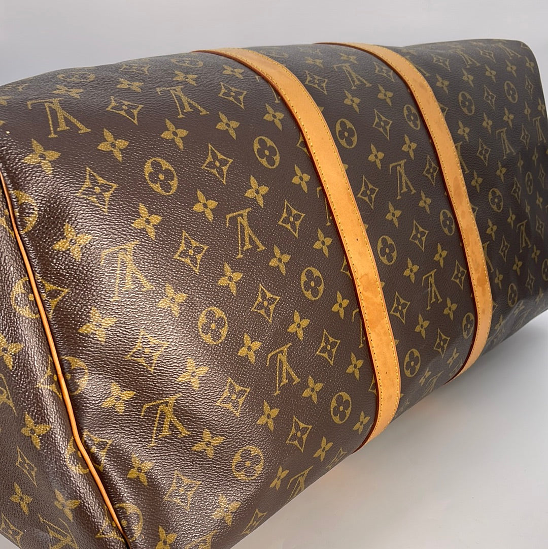 PRELOVED Louis Vuitton Keepall 50 Monogram Duffel Bag VI882 030123